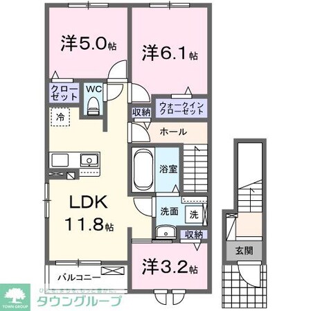 アリヴィオIの物件間取画像
